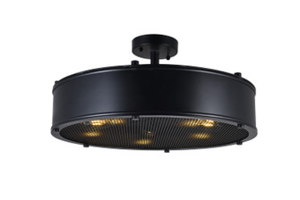 Tigris Five Light Flush Mount in Black (401|9904C20-5-101)