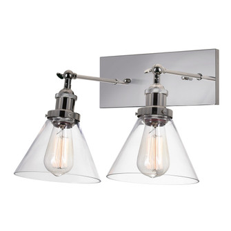 Eustis Two Light Wall Sconce in Polished Nickel (401|9735W15-2-613)
