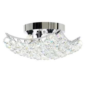 Queen Four Light Flush Mount in Chrome (401|8038C14C-S)