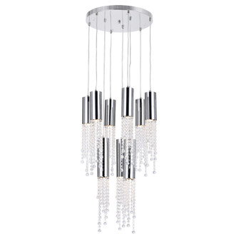 Extended Nine Light Pendant in Chrome (401|5081P20C-R)
