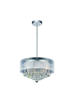 Radiant Nine Light Chandelier in Chrome (401|5062P20C (Clear + W))