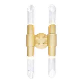 Croissant Four Light Wall Sconce in Satin Gold (401|1269W8-4-602)