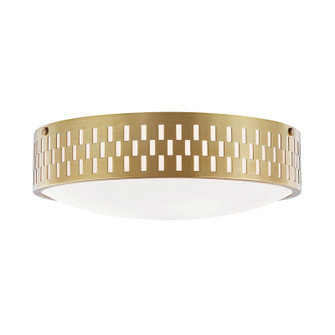Phoebe Three Light Flush Mount in Aged Brass (428|H329503L-AGB)