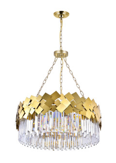Panache Eight Light Chandelier in Medallion Gold (401|1100P32-8-169)