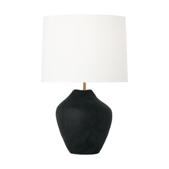 Cadley One Light Table Lamp in Rough Black Ceramic (454|HT1111RBC1)
