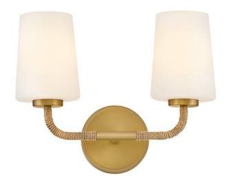 Kline LED Vanity in Lacquered Brass (531|853452LCB-NAT)