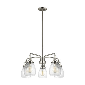 Belton Five Light Chandelier in Brushed Nickel (1|3114505EN7-962)