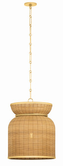 Parkchester One Light Pendant in Aged Brass (70|9918-AGB)