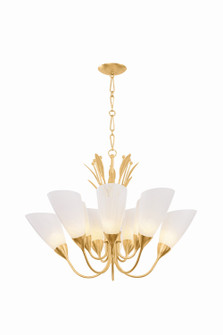 Forest Glen One Light Chandelier in Vintage Gold Leaf (70|9542-VGL)