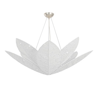 Azores Eight Light Chandelier in Warm Silver Leaf (68|561-40-WSL)