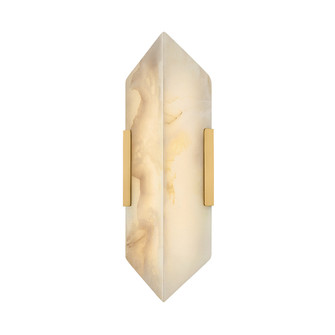 Geo LED Wall Sconce in Vintage Brass (68|558-16-VB)