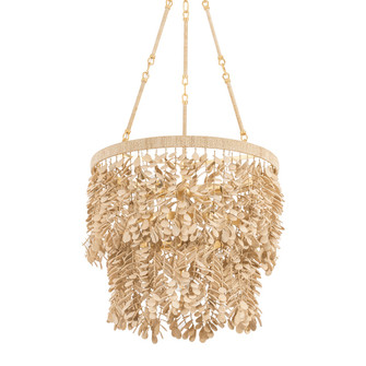 Naxos Eight Light Chandelier in Vintage Gold Leaf (68|552-24-VGL)