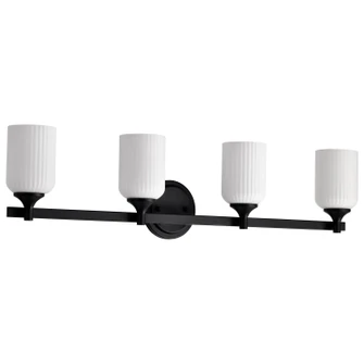 Solara Four Light Vanity in Matte Black (72|60-8644)