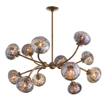 Merrick 12 Light Chandelier in Vintage Brass (314|DLI15)