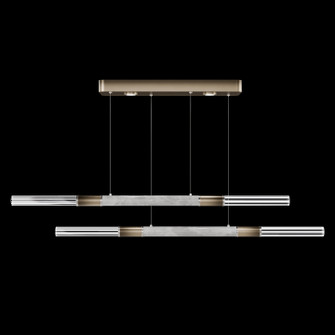 Antonia LED Linear Pendant in Ombre Bronze/Nickel/Smoke (48|100150-622)