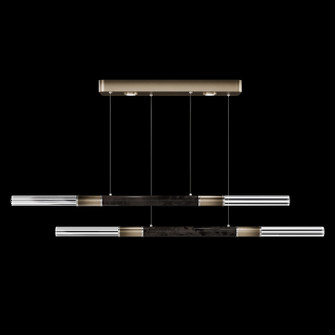 Antonia LED Linear Pendant in Ombre Bronze/Nickel/Charcoal (48|100150-621)