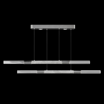 Antonia LED Linear Pendant in Silver Leaf/Nickel/Smoke (48|100150-422)