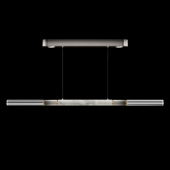 Antonia LED Linear Pendant in Ombre Silver/Brass/Smoke (48|100149-712)