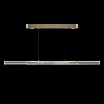 Antonia LED Linear Pendant in Soft Gold Leaf/Nickel/Smoke (48|100149-522)