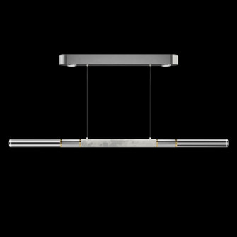 Antonia LED Linear Pendant in Silver Leaf/Brass/Smoke (48|100149-412)