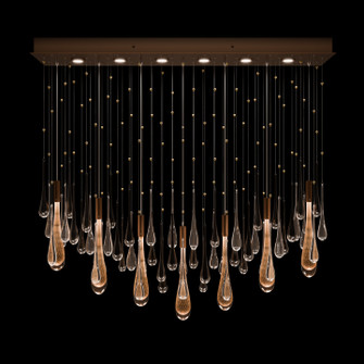 Rain LED Pendant in Ombre Copper/Copper Glass (48|100138-8)