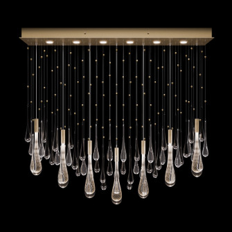 Rain LED Pendant in Ombre Bronze/Gold Glass (48|100138-6)