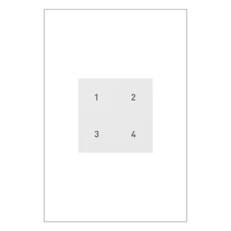 adorne Wired Smart Scene Controller with Netatmo in White (246|WNACB46W1)