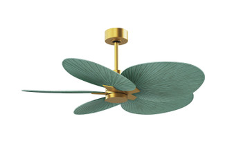 Alessandra Tropical Five Blade Ceiling Fan in Brushed Brass (101|AKTP-BRBR-PL)