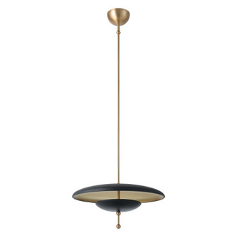 Sinclair LED Convertible Pendant in Champagne Gold, Black (577|207294A)