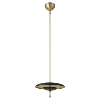 Sinclair LED Convertible Pendant in Champagne Gold, Black (577|207293A)
