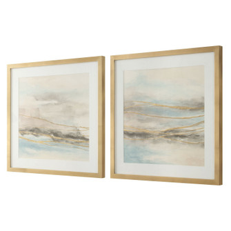 So Golden Landscape Prints Set/2 in Gold (52|32461)