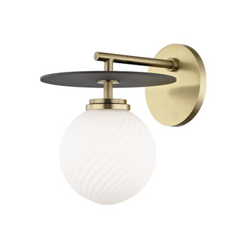 Ellis LED Wall Sconce in Aged Brass/Black (428|H200101-AGB/BK)