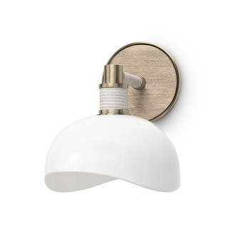 Brooklyn One Light Wall Sconce in Champagne/Oak (515|2267-96)