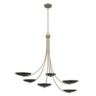 Palmela Six Light Chandelier (12|52857CPZBK)