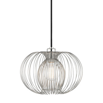 Jasmine One Light Pendant in Polished Nickel (428|H181701S-PN)