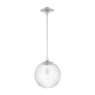 Orly One Light Pendant in Polished Nickel (60|ORY-1007-PN-CL)