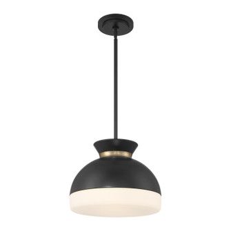 Gidget Two Light Pendant in Matte Black + Vibrant Gold (60|GID-4015-MK-VG)