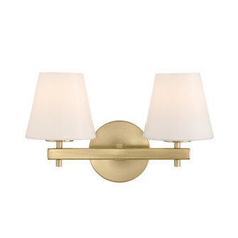 Colton Two Light Wall Sconce in Vibrant Gold (60|COL-202-VG)