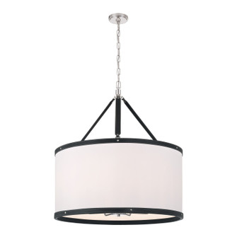 Callahan Eight Light Pendant in Polished Nickel (60|CAL-2408-PN)