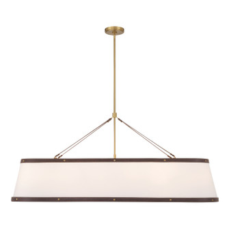 Callahan Six Light Chandelier in Luxe Gold (60|CAL-2407-LG)