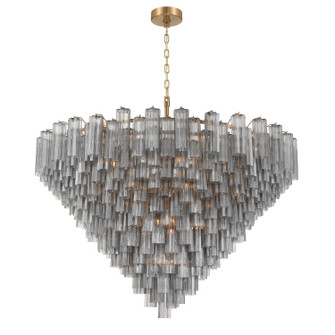 Addis 40 Light Chandelier in Aged Brass (60|ADD-329-AG-SM)
