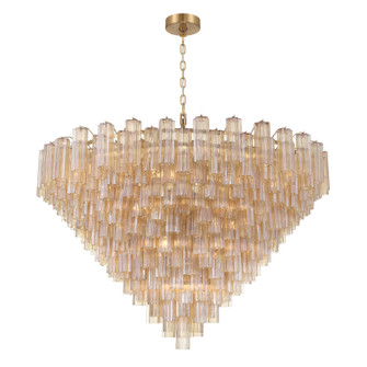 Addis 40 Light Chandelier in Aged Brass (60|ADD-329-AG-AM)
