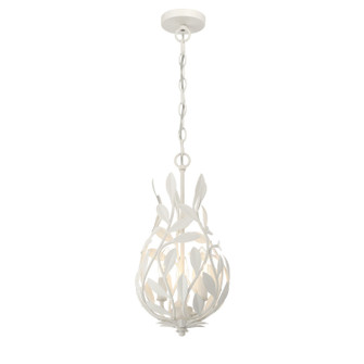 Broche Three Light Chandelier in Matte White (60|565-MT)