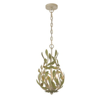 Broche Three Light Chandelier in Champagne Green Tea (60|565-CT)