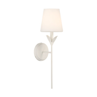 Broche One Light Wall Sconce in Matte White (60|531-OP-MT)