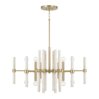 Marlow 12 Light Chandelier in Matte Brass (65|458001MA)