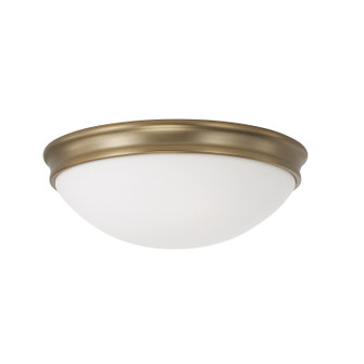 Hansen Two Light Flush Mount in Aged Brass (65|2032AD)