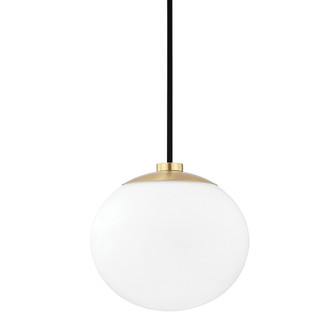 Estee One Light Pendant in Aged Brass (428|H134701-AGB)
