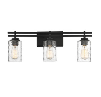 Baxter Three Light Bathroom Vanity in Matte Black (51|L8-6090-3-BK)