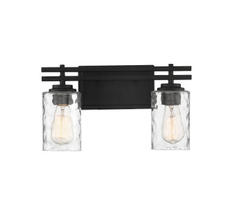 Baxter Two Light Bathroom Vanity in Matte Black (51|L8-6090-2-BK)